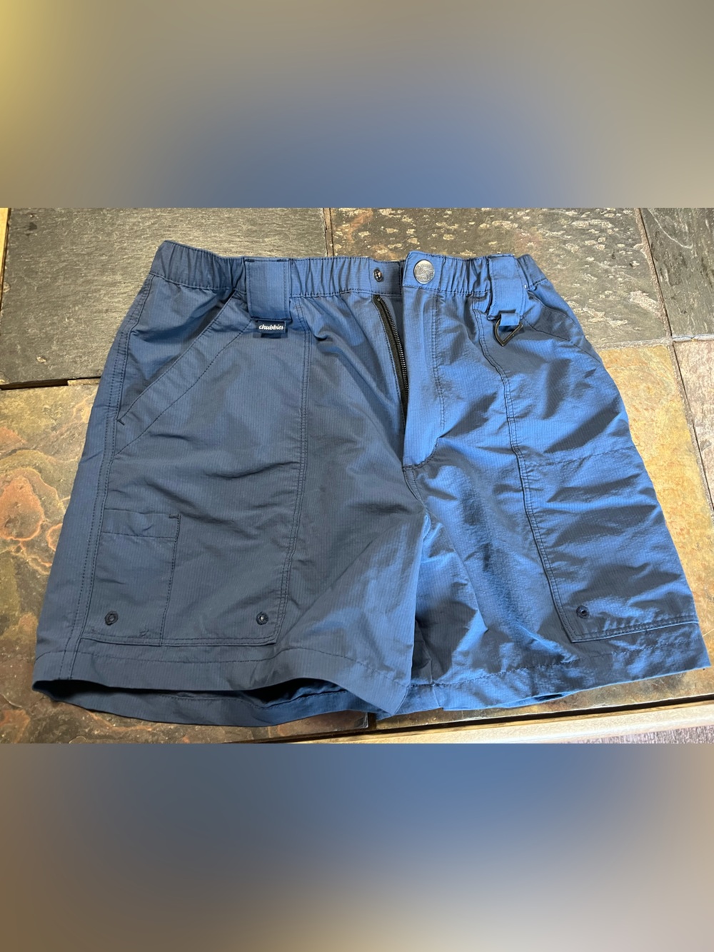 chubbies Navy Blue Cargo Shorts